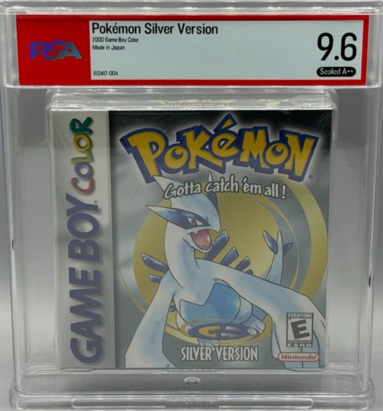 Pokemon Silver Version Nintendo Game Boy Color Sealed New PSA 9.6 A++ NOT WATA